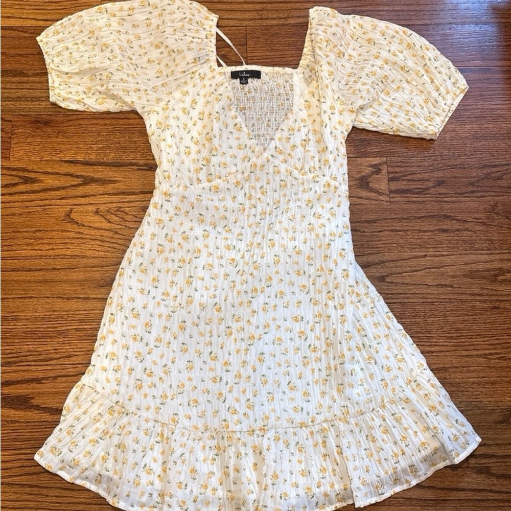 Floral Puff Sleeve Dress